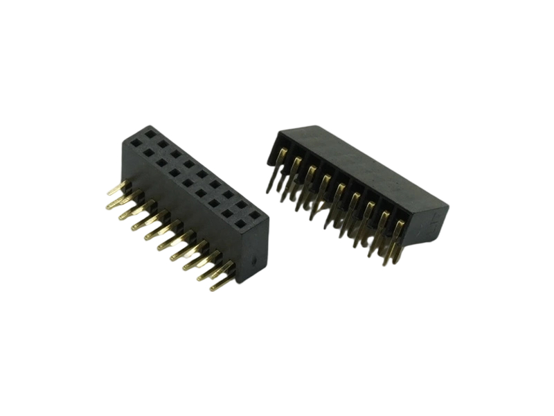 FH2.0 2x9P 90度 单侧弯 H7.2